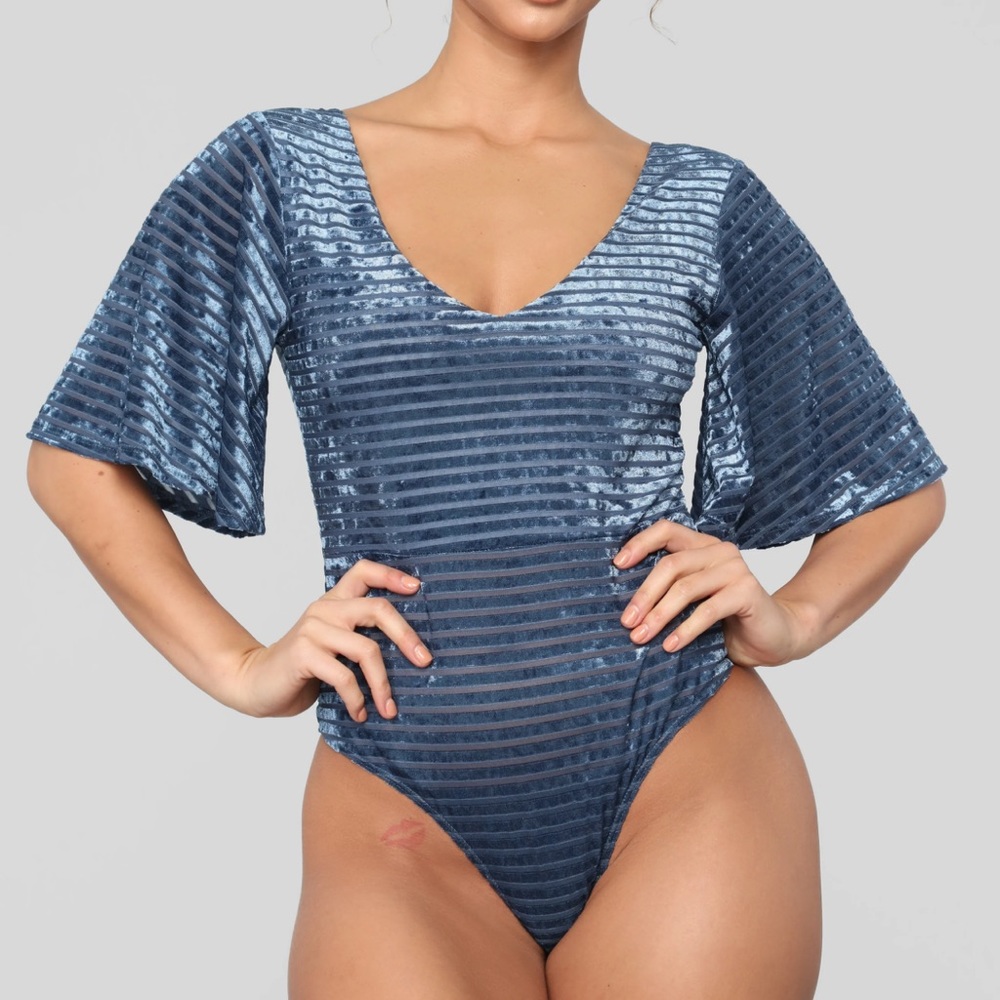 Slate Blue Bodysuit